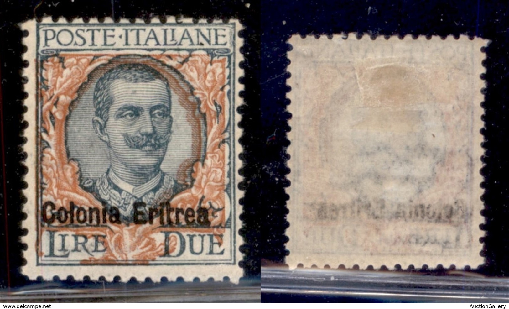 COLONIE - ERITREA - 1925 - 2 Lire Floreale (95) - Gomma Originale (140) - Altri & Non Classificati