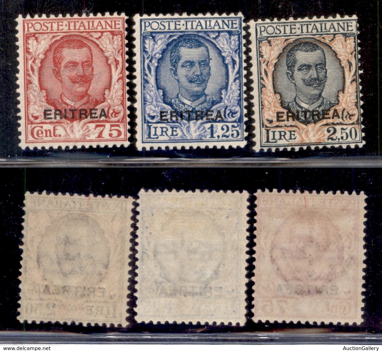 COLONIE - ERITREA - 1926 - Floreale (113/115) - Serie Completa - Gomma Originale (500) - Autres & Non Classés