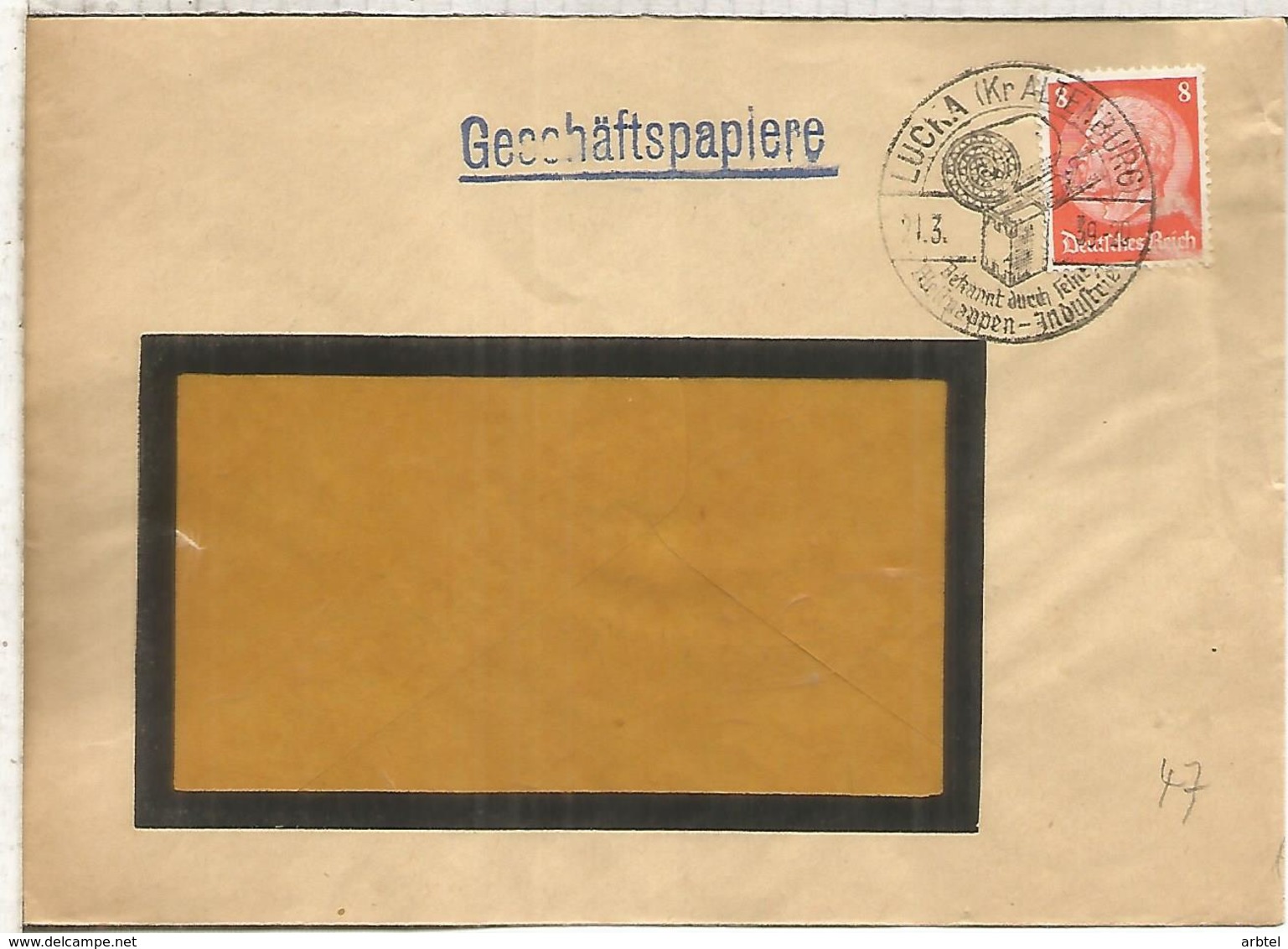 ALEMANIA REICH ALTENBURG 1939 WELLPAPEN INDUSTRIA ACERO STEAL MINERAL - Minerales