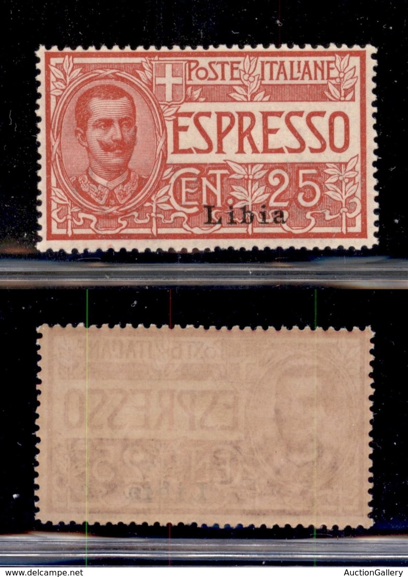 COLONIE - LIBIA - 1915 - Espressi (1/2) - Serie Completa - Gomma Integra (500) - Sonstige & Ohne Zuordnung