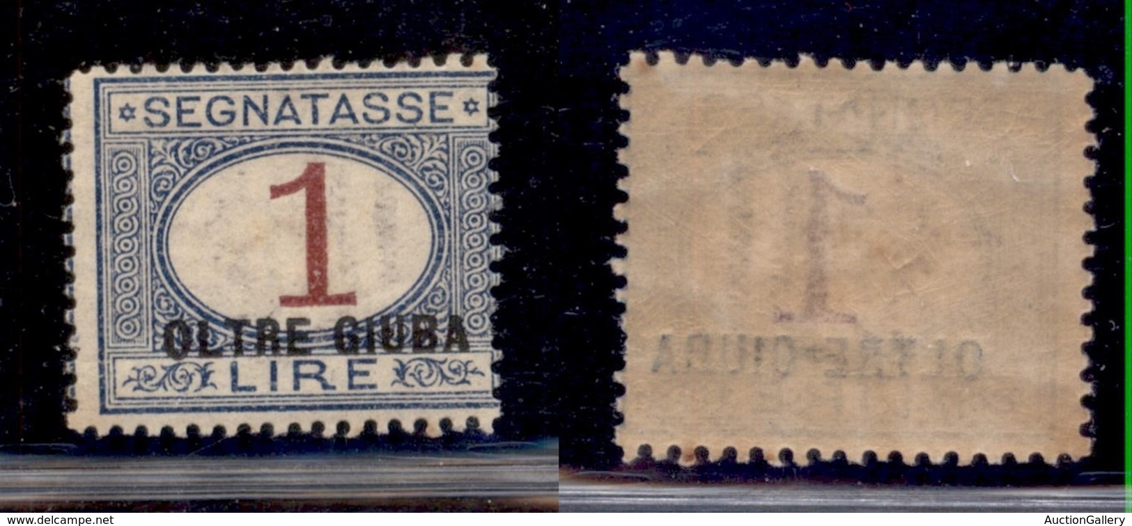 COLONIE - OLTRE GIUBA - 1925 - Segnatasse - 1 Lira (8) - Gomma Integra (130) - Sonstige & Ohne Zuordnung