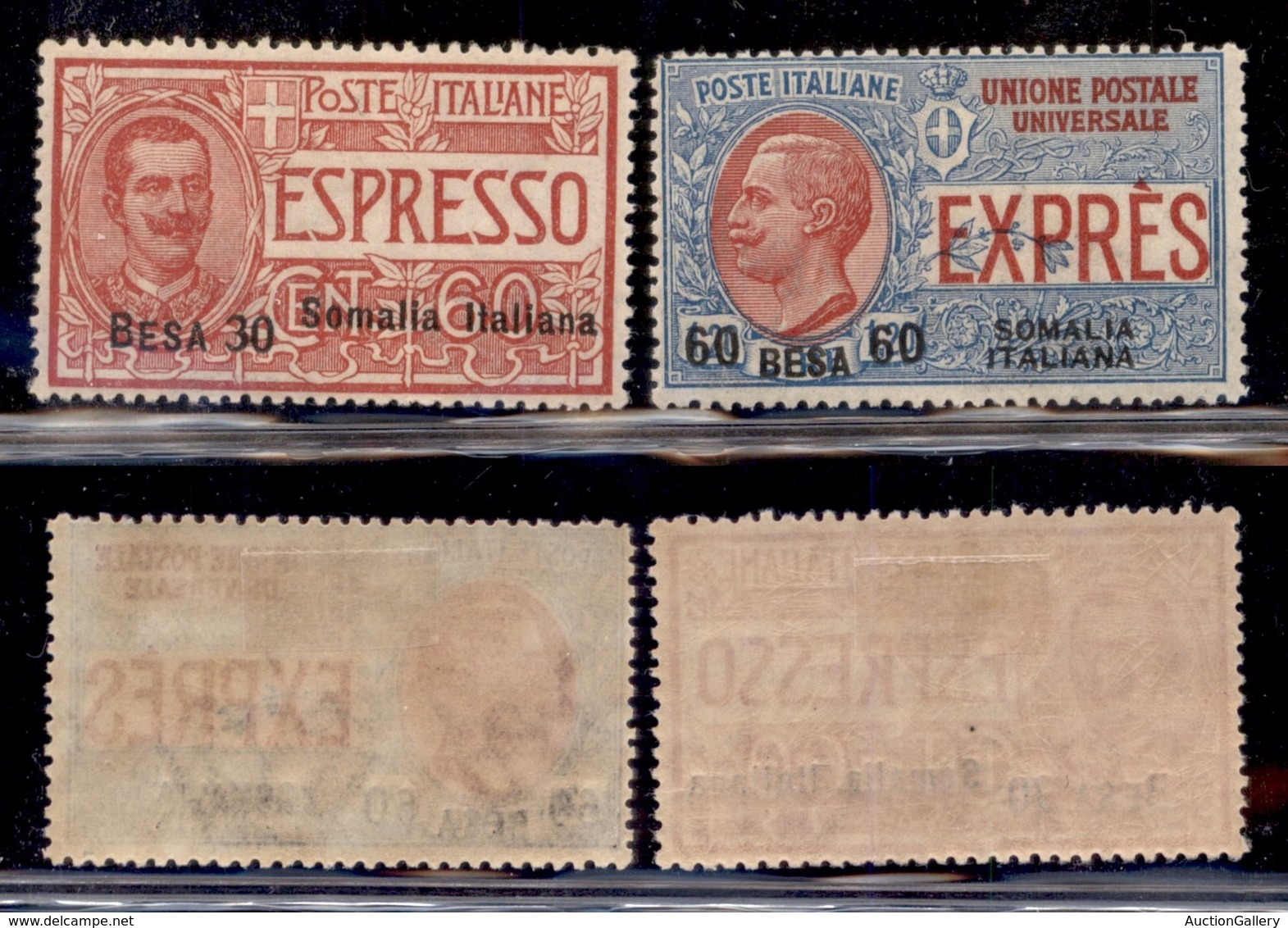 COLONIE - SOMALIA - 1923 - Espressi (1/2) - Serie Completa - Gomma Originale (100) - Sonstige & Ohne Zuordnung