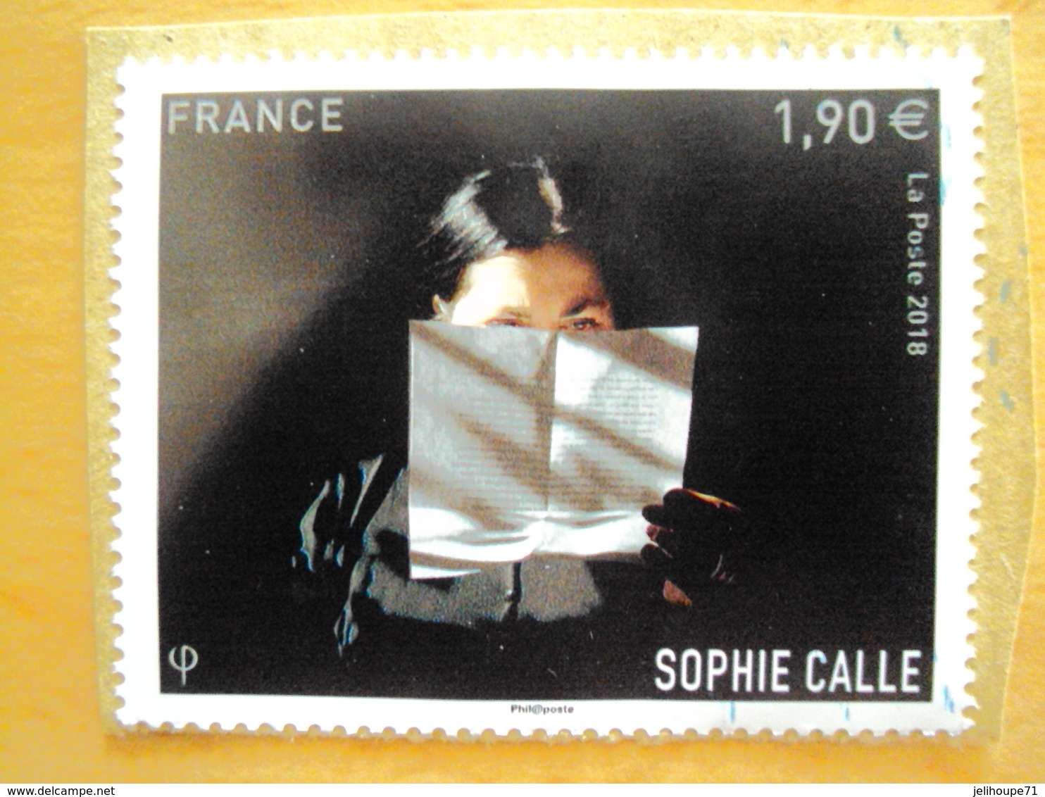 2018 - Timbre Sophie Calle - Oblitéré - Oblitérés