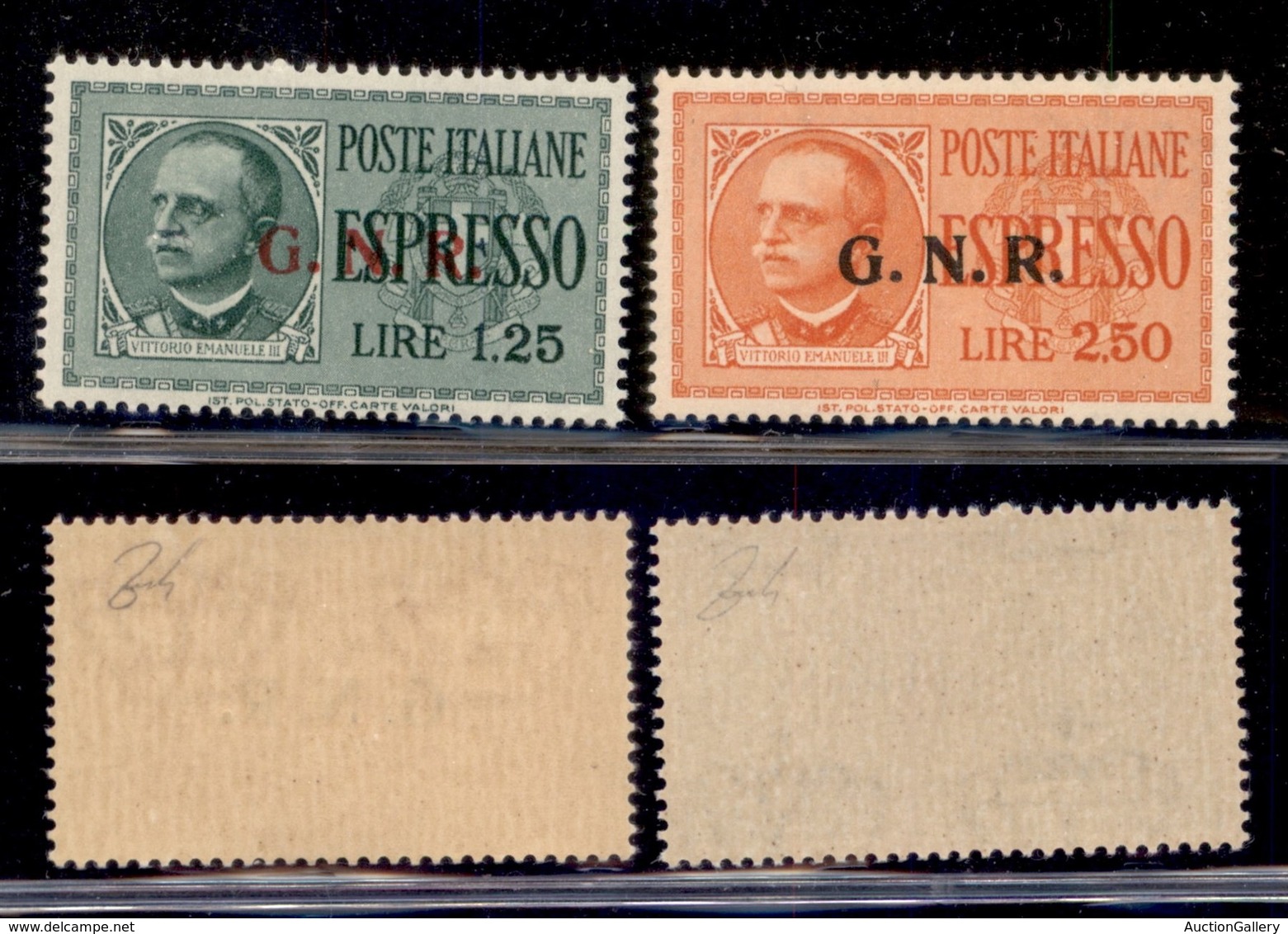 REPUBBLICA SOCIALE - GNR BRESCIA - 1943 - Espressi (19/II + 20/Ii) - Serie Completa - Gomma Integra (625) - Andere & Zonder Classificatie