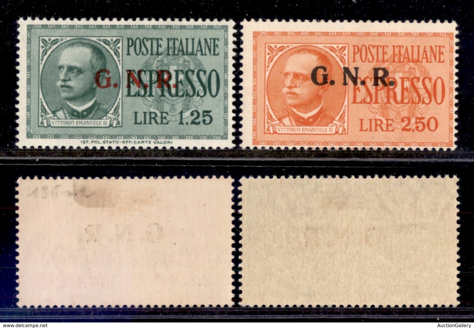 REPUBBLICA SOCIALE - GNR VERONA - 1944 - Espressi (19/20) - Serie Completa (300) - Andere & Zonder Classificatie