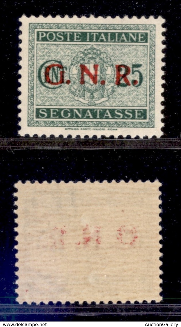 REPUBBLICA SOCIALE - GNR VERONA - 1944 - Segnatasse - 25 Cent (50) - Gomma Integra - Ottimamente Centrato - Other & Unclassified