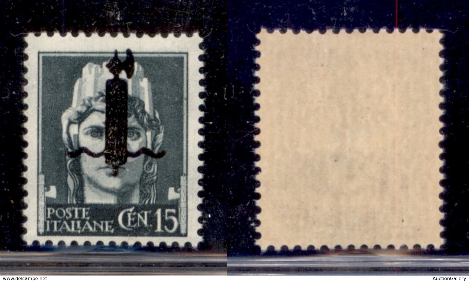 REPUBBLICA SOCIALE - SAGGI - 1944 - Saggi - Verona - 15 Cent (P11) - Gomma Integra (600) - Sonstige & Ohne Zuordnung