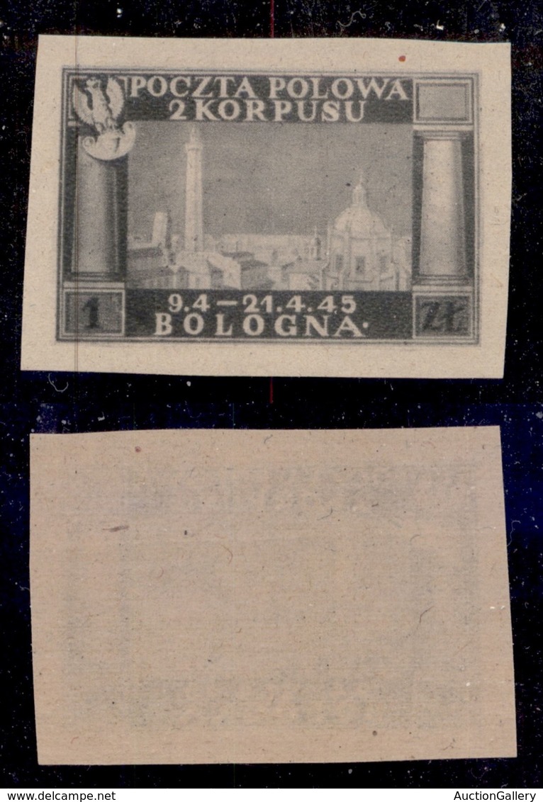 LOCALI - CORPO POLACCO - 1946 - 1 Zloty (3A) Non Dentellato - Gomma Integra - Sonstige & Ohne Zuordnung