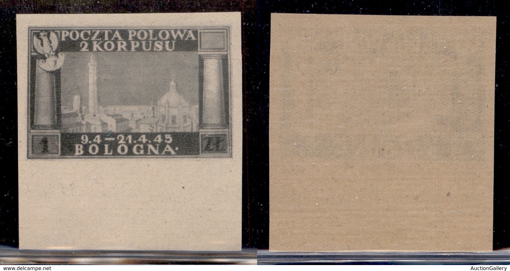 LOCALI - CORPO POLACCO - 1946 - 1 Zloty (3A) Bordo Foglio - Non Dentellato - Gomma Integra - Andere & Zonder Classificatie