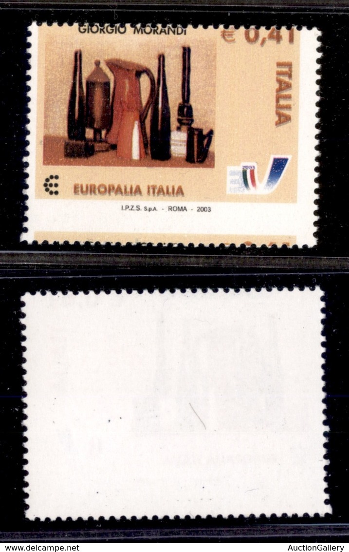 REPUBBLICA - 2003 - 41 Cent Europalia (2706) - Dentellatura Spostata - Gomma Integra - Other & Unclassified