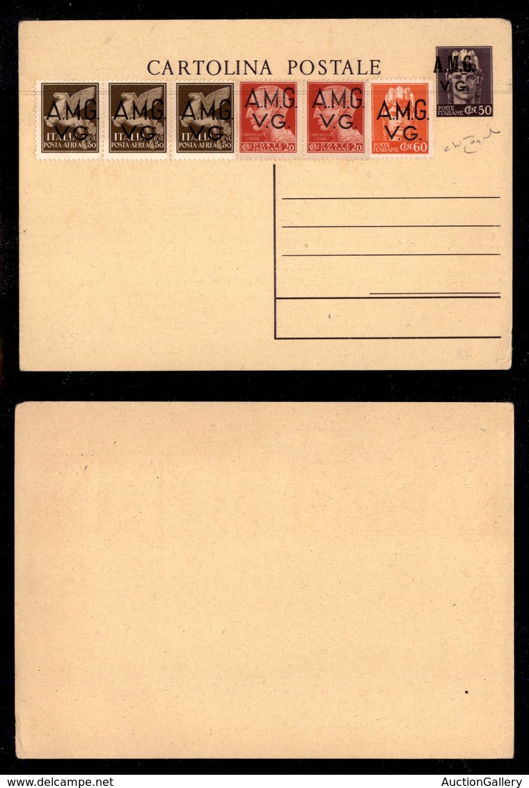 AMGVG - TRIESTE - LITORALE - AMGVG - Cartolina Postale Da 50 Cent (1) Nuova Predisposta All’uso Con Complementari - Rayb - Andere & Zonder Classificatie