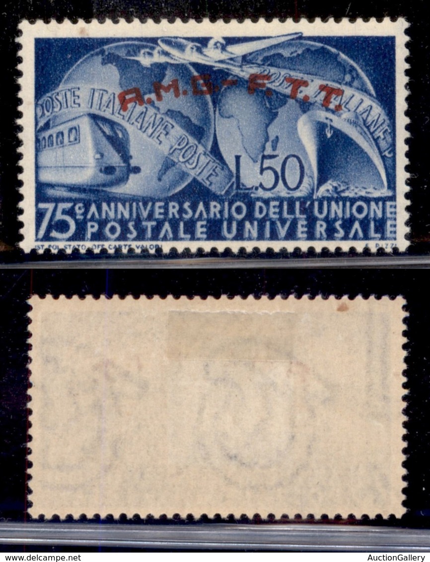 AMGVG - TRIESTE - LITORALE - TRIESTE A - 1949 - 50 Lire UPU (40a) Con Errore Di Stampa - Gomma Originale (100) - Andere & Zonder Classificatie