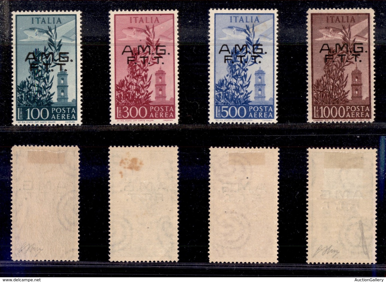 AMGVG - TRIESTE - LITORALE - TRIESTE A - 1948 - Posta Aerea - Campidoglio (13/16) - Serie Completa - Gomma Originale (30 - Andere & Zonder Classificatie