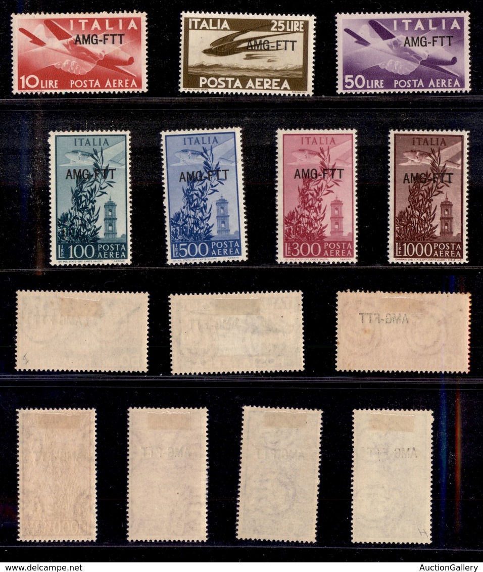 AMGVG - TRIESTE - LITORALE - TRIESTE A - 1949/1952 - Posta Aerea - Democratica E Campidoglio (20/26) - Serie Completa -  - Sonstige & Ohne Zuordnung