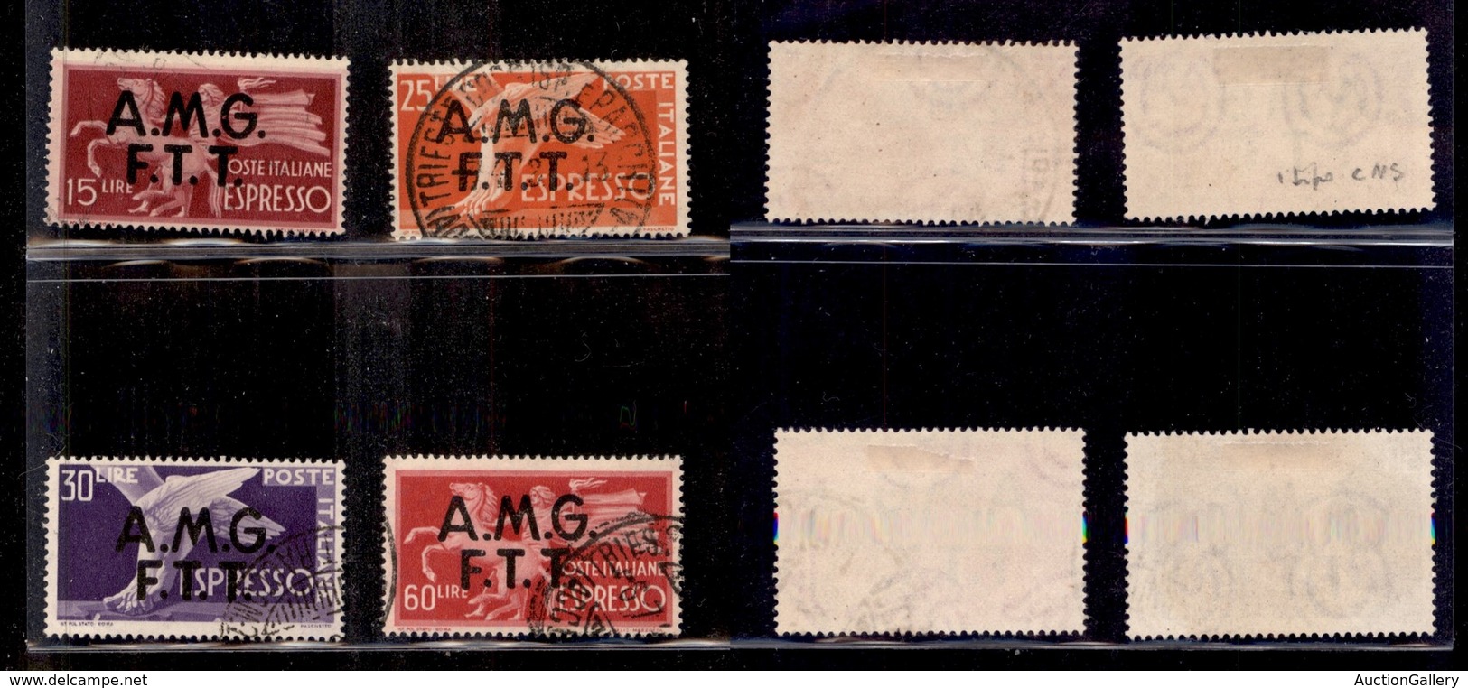 AMGVG - TRIESTE - LITORALE - TRIESTE A - 1947/1948 - Espressi - Democratica (1/4) - Serie Completa Usata (110) - Andere & Zonder Classificatie