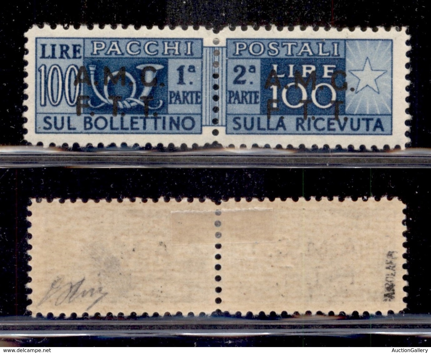 AMGVG - TRIESTE - LITORALE - TRIESTE A - 1947 - Pacchi Postali - 100 Lire (9/I) Dentellato 13 1/4  - Gomma Originale (37 - Other & Unclassified