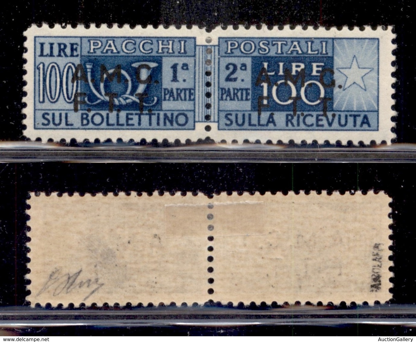 AMGVG - TRIESTE - LITORALE - TRIESTE A - 1947 - Pacchi Postali - 100 Lire (9/I) Dentellato 13 1/4  - Gomma Originale (37 - Autres & Non Classés