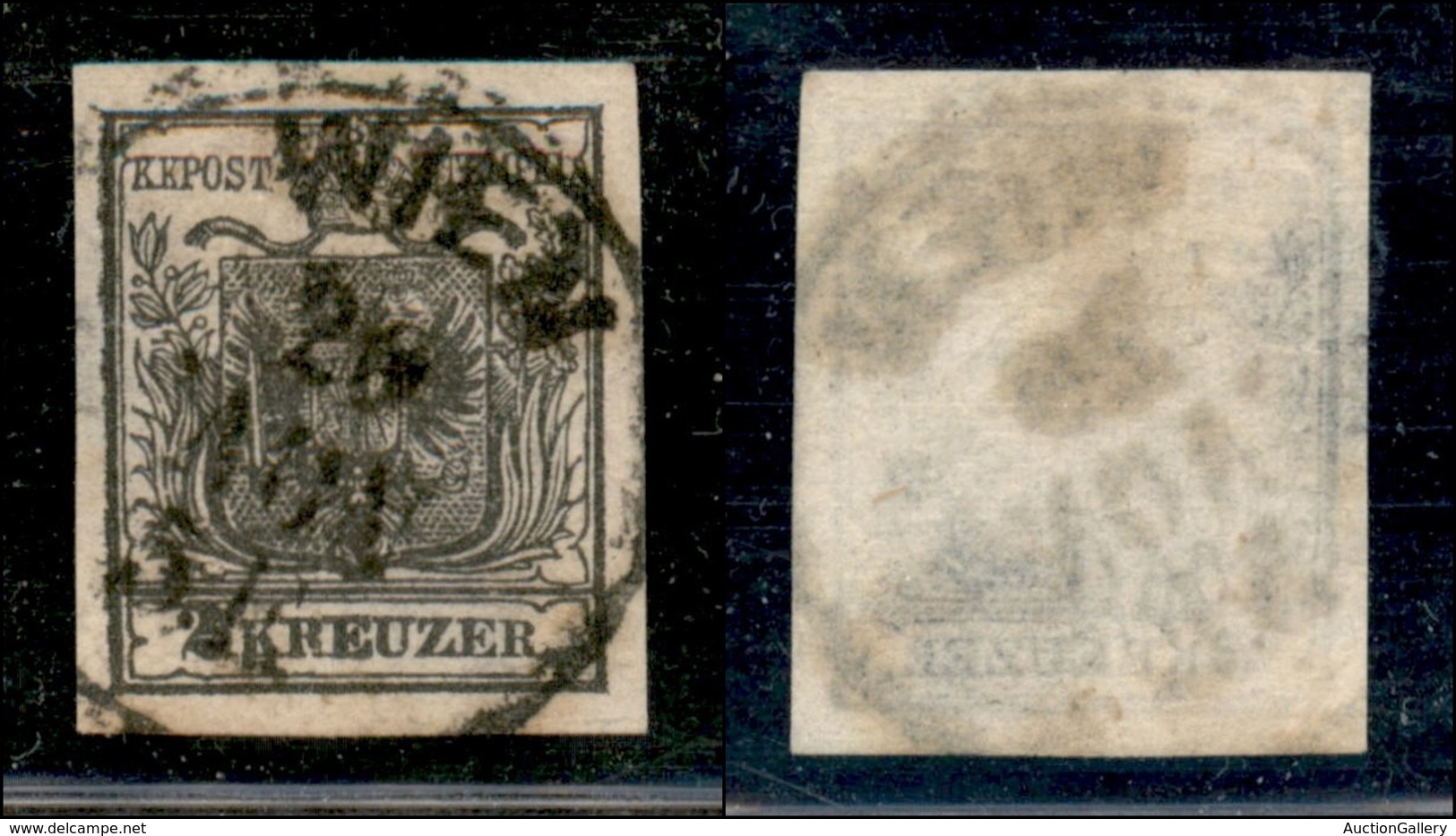 EUROPA - AUSTRIA - 1850 - 2 Kreuzer (2) - Piccolo Strappo A Sinistra - Ottima Presenza - Andere & Zonder Classificatie