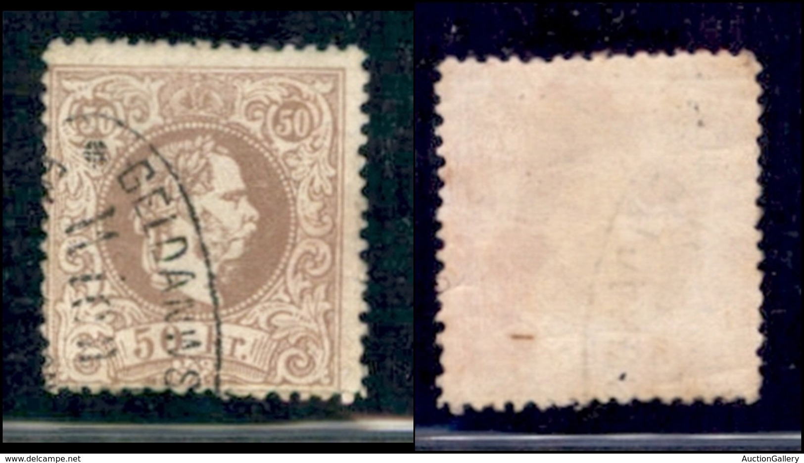 EUROPA - AUSTRIA - 1867 - 50 Kreuzer (41) Usato (150) - Andere & Zonder Classificatie