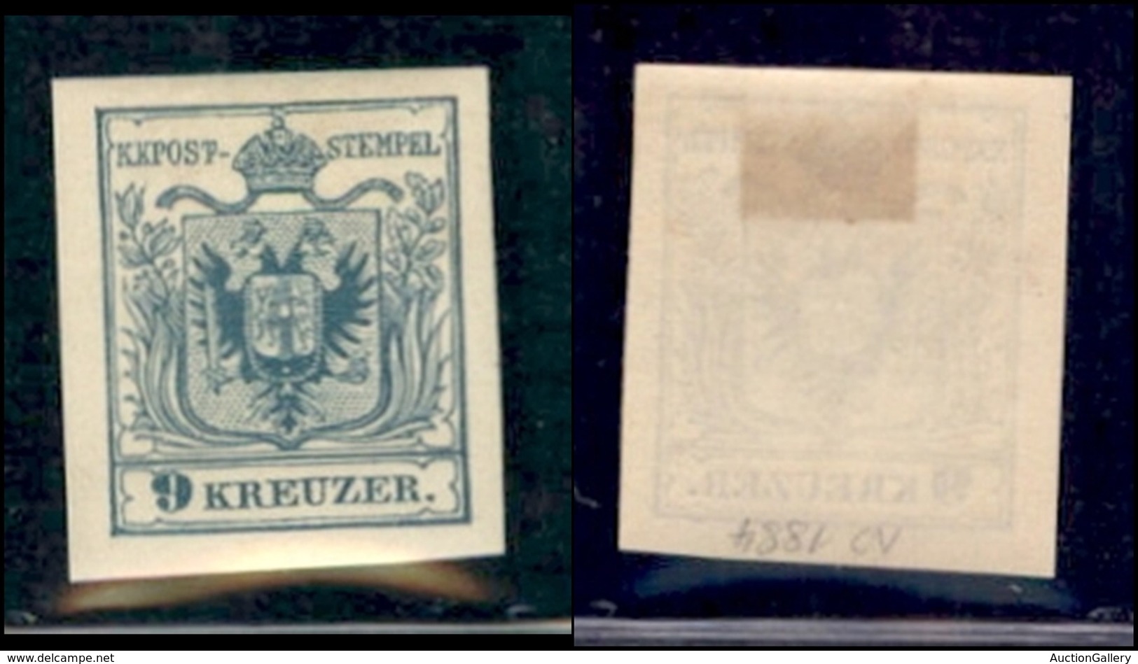 EUROPA - AUSTRIA - 1884 - Ristampe - 9 Kreuzer (5) - Gomma Originale - Molto Bello - Other & Unclassified