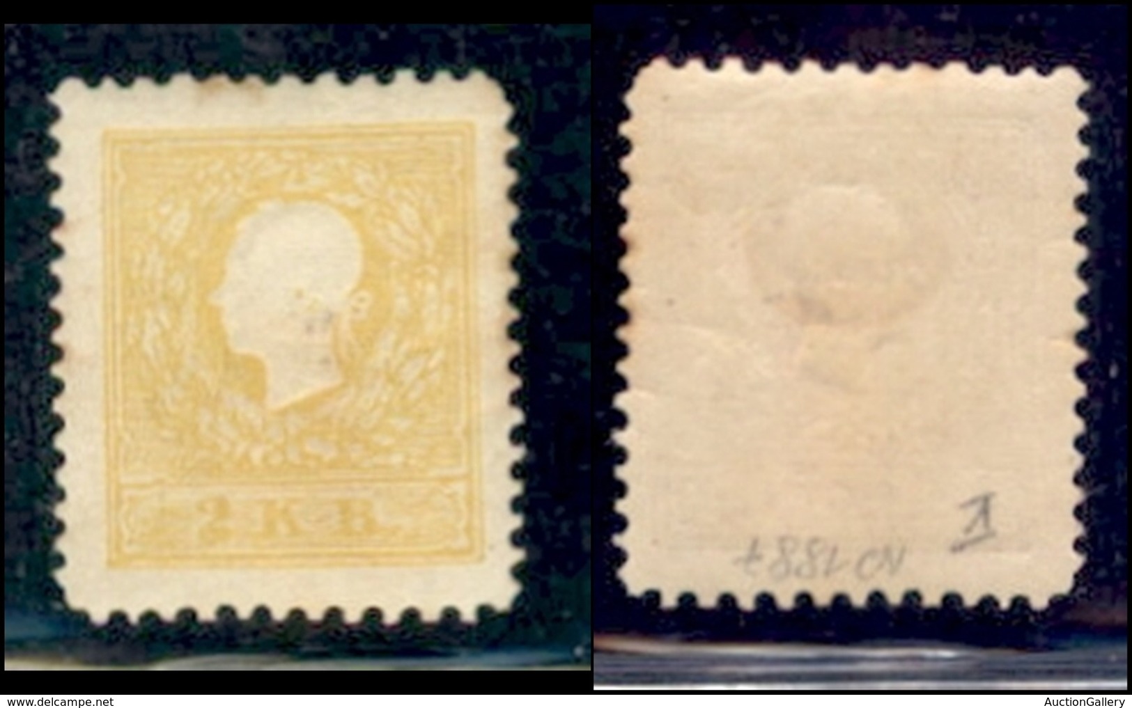 EUROPA - AUSTRIA - 1887 - Ristampe - 2 Kreuzer (10/II) - Gomma Originale - Other & Unclassified