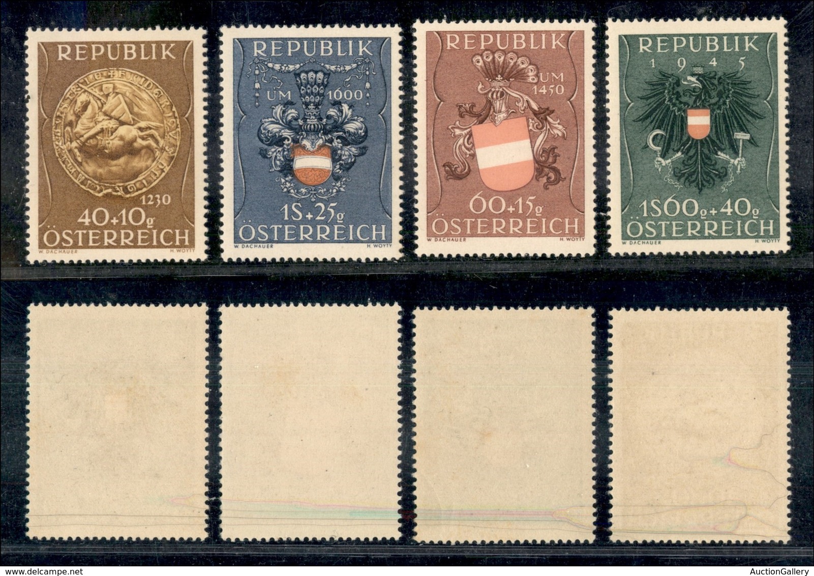 EUROPA - AUSTRIA - 1949 - Stemmi (937/940) - Serie Completa - Gomma Integra - Other & Unclassified