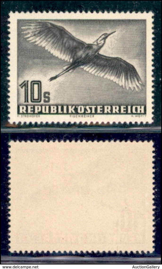 EUROPA - AUSTRIA - 1953 - 10 S Aerea (987) - Gomma Integra (65) - Autres & Non Classés