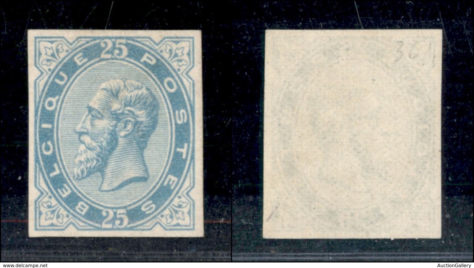 EUROPA - BELGIO - 1883 - Prove - 25 Cent (37) Non Dentellato - Gomma Integra - Other & Unclassified