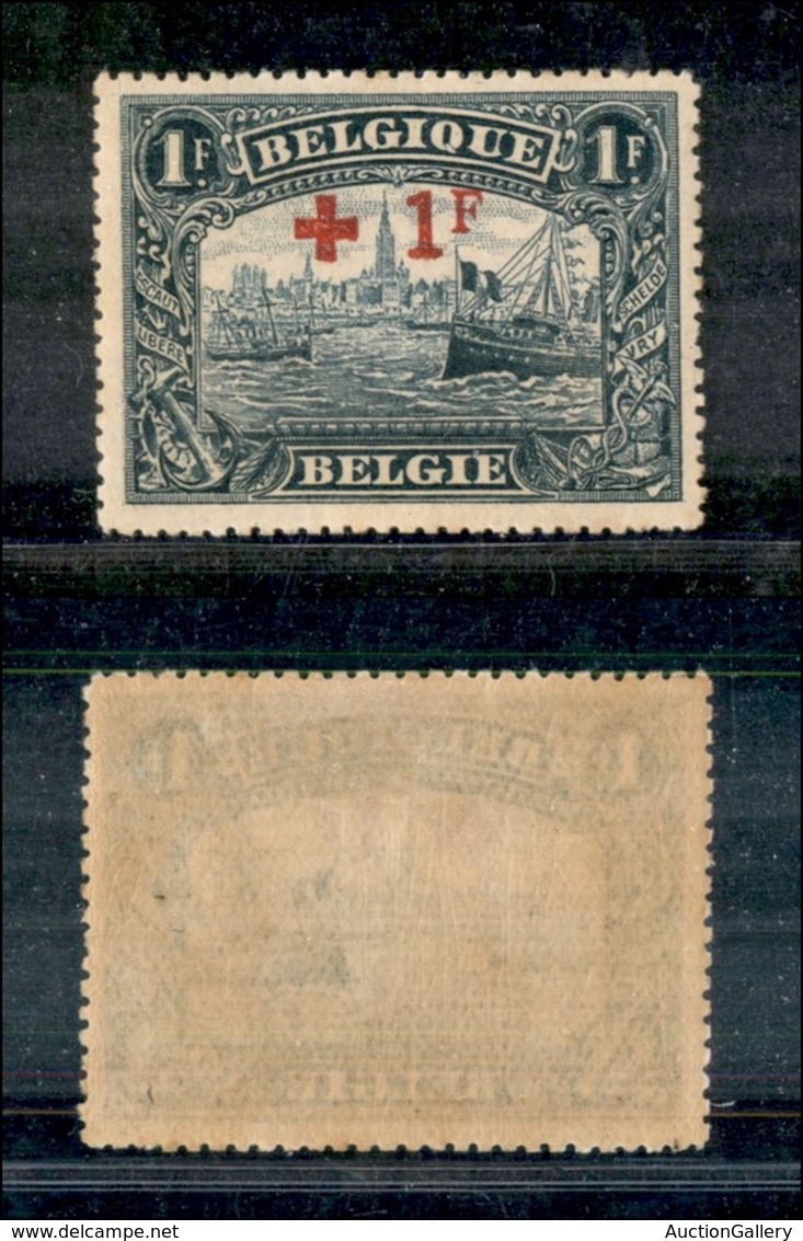EUROPA - BELGIO - 1918 - 1 Franco + 1 (139) - Autres & Non Classés