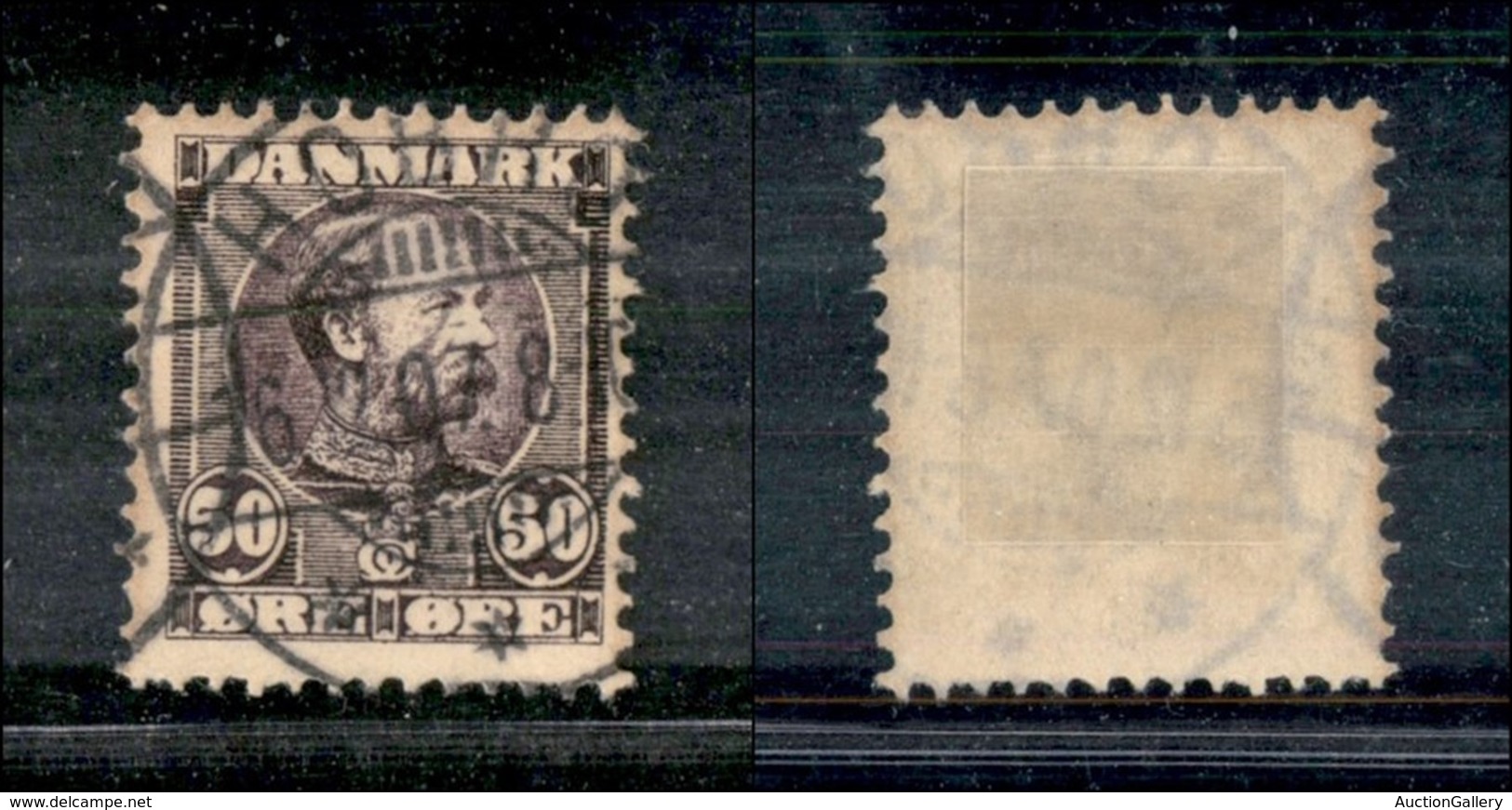 EUROPA - DANIMARCA - 1905 - 50 Ore Re Cristiano IX (51I) - Usato - Andere & Zonder Classificatie