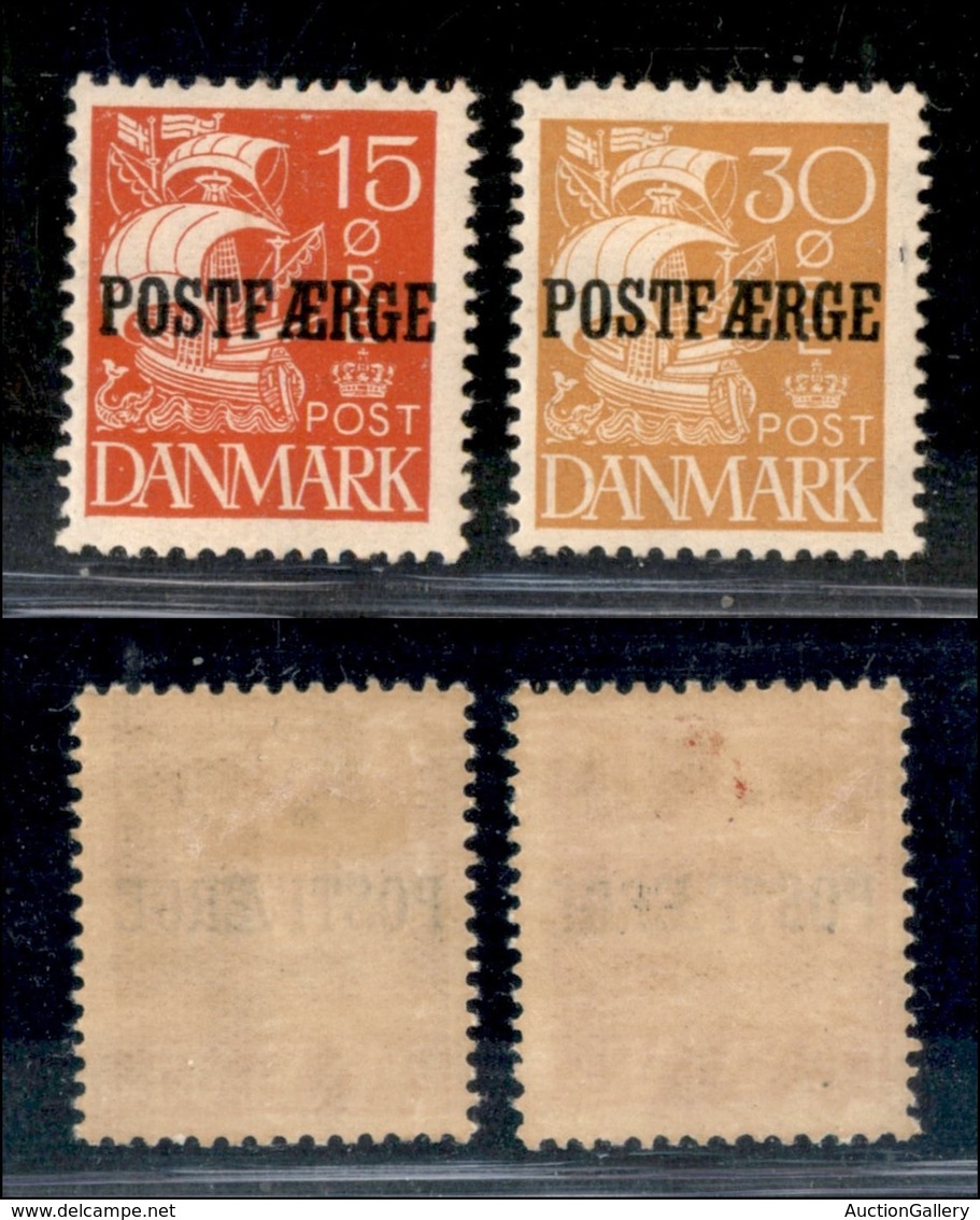 EUROPA - DANIMARCA - 1927 - Pacchi - 15 Ore (12) + 30 Ore (13) - Gomma Originale - Sonstige & Ohne Zuordnung