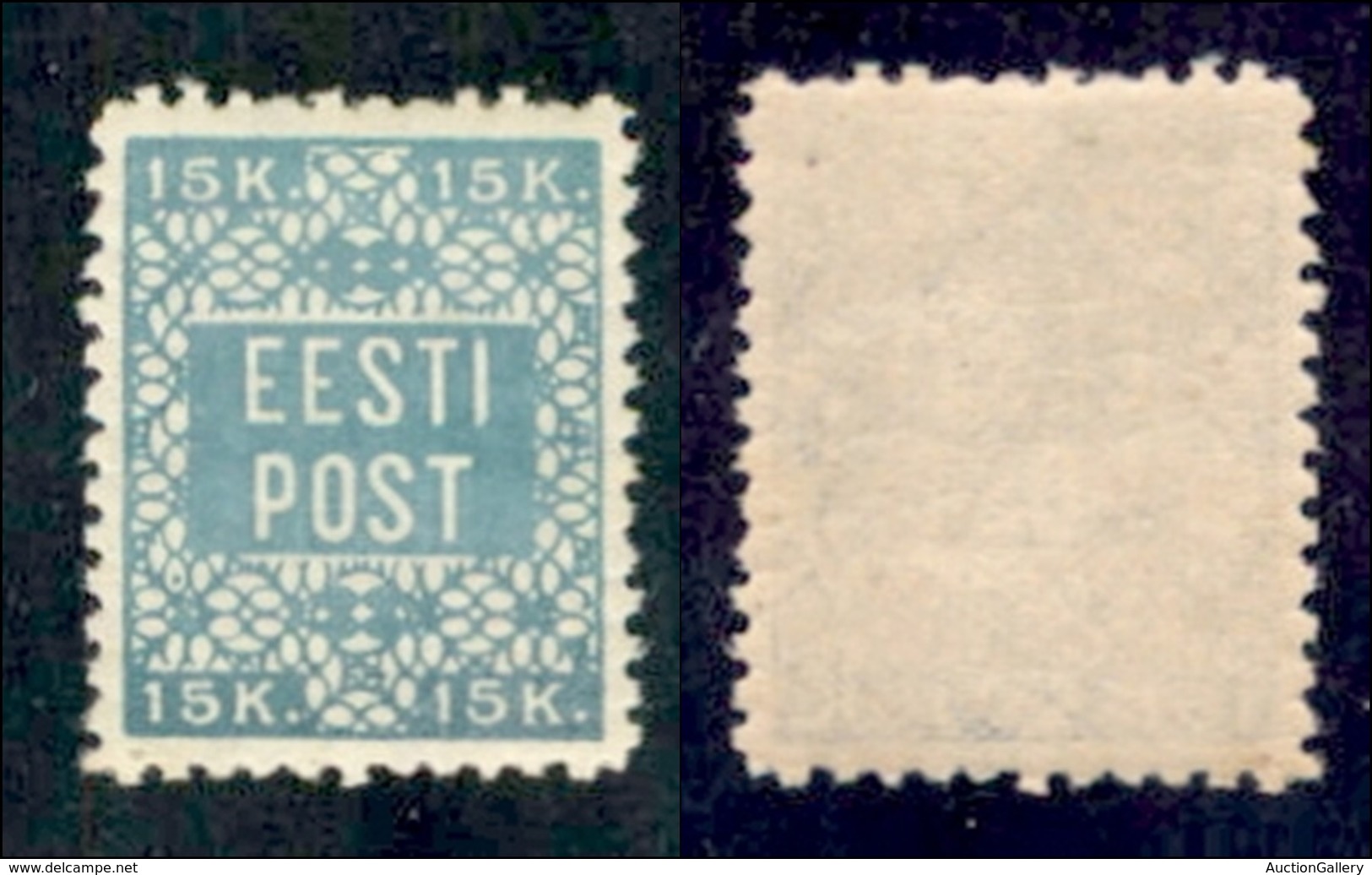 EUROPA - ESTONIA - 1918 - 15 Kopechi (2A) - Dentellato 11 - Gomma Integra - Other & Unclassified