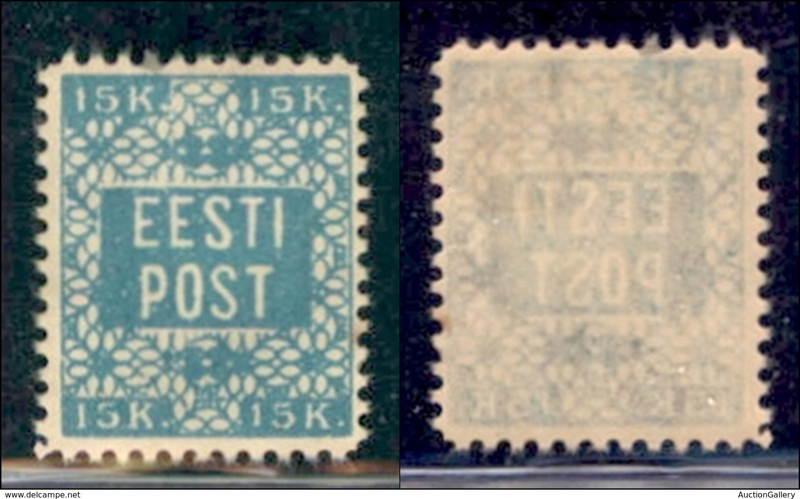 EUROPA - ESTONIA - 1918 - 15 Kopechi (2A) Dentellato 11 - Gomma Originale - Other & Unclassified