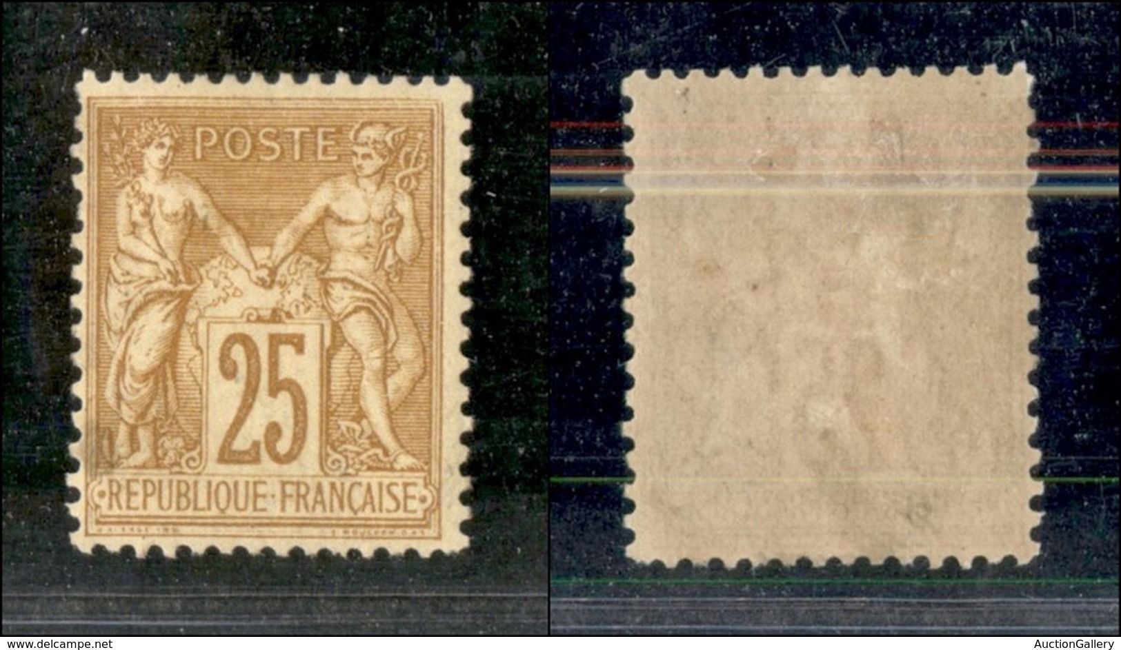 EUROPA - FRANCIA - 1879 - 25 Cent (78) - (250) - Autres & Non Classés