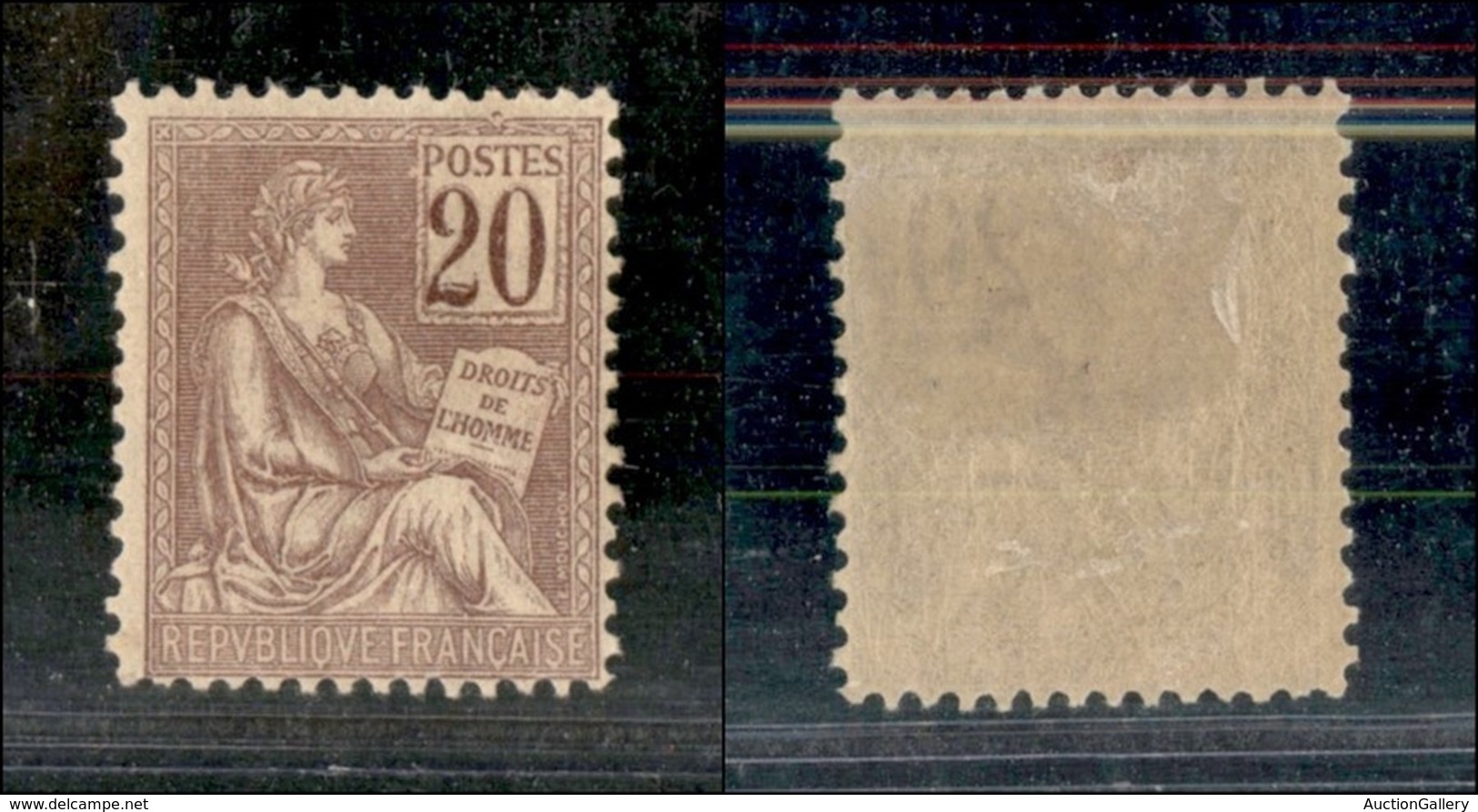 EUROPA - FRANCIA - 1900 - 20 Cent (93) - Gomma Originale - Other & Unclassified