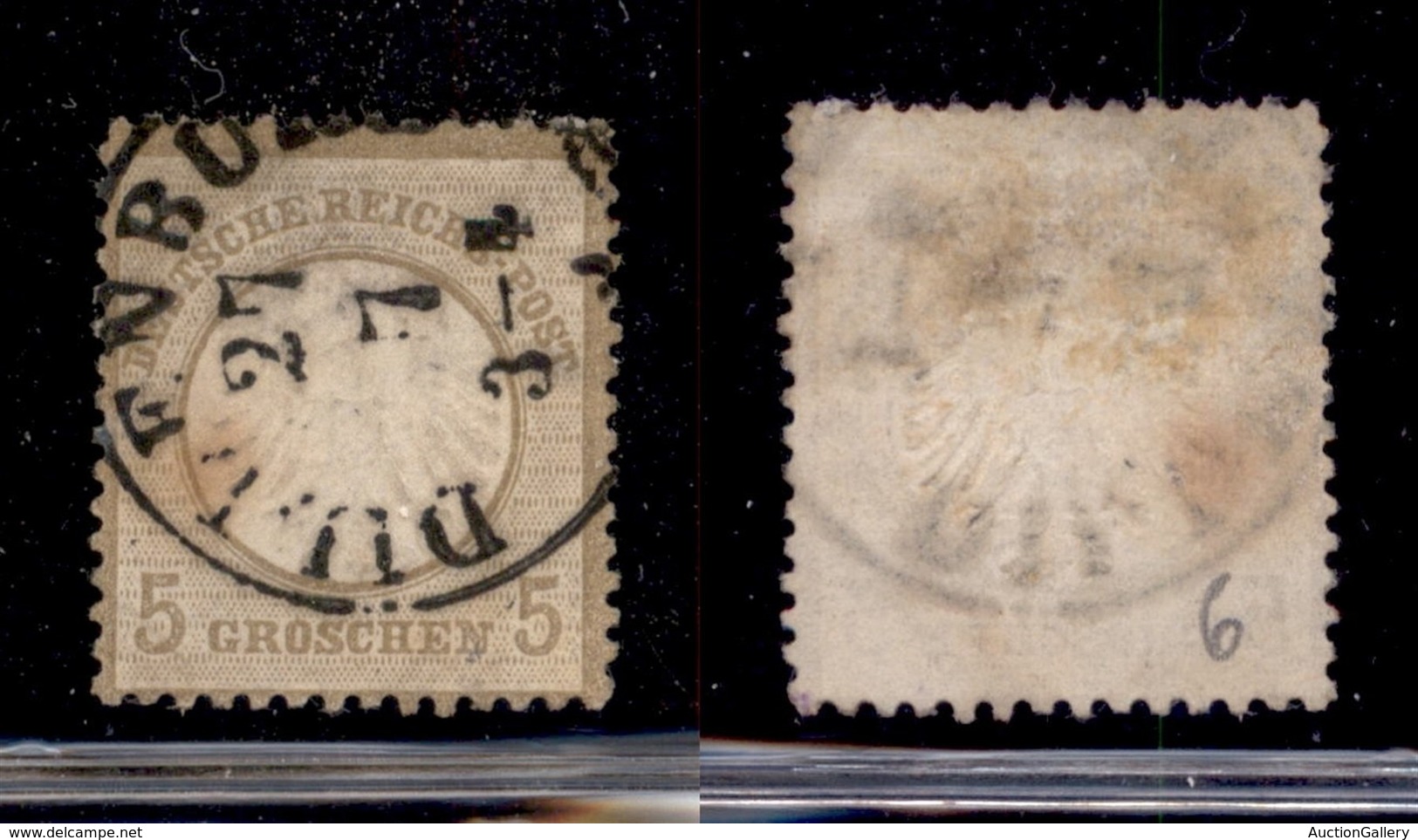 EUROPA - GERMANIA - 1872 - 5 Groschen (6) Usato - Other & Unclassified