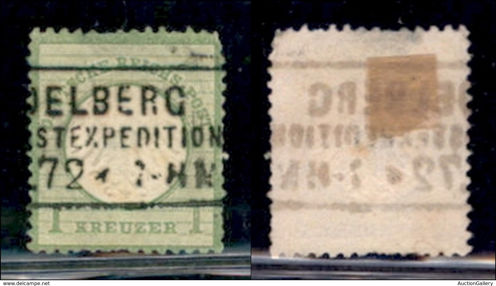 EUROPA - GERMANIA - 1872 - 1 Kreuzer Aquila Scudo Piccolo (7) - Usato - Andere & Zonder Classificatie