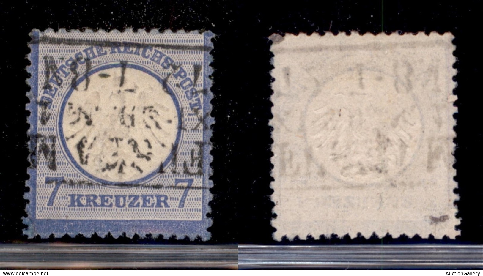 EUROPA - GERMANIA - 1872 - 7 Kreuzer (10) Usato - Other & Unclassified