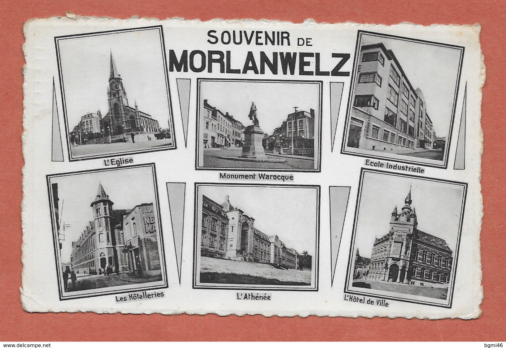 * CPA..BELGIQUE..MORLANWELZ : Divers Vues :  Voir Les 2 Scans - Morlanwelz