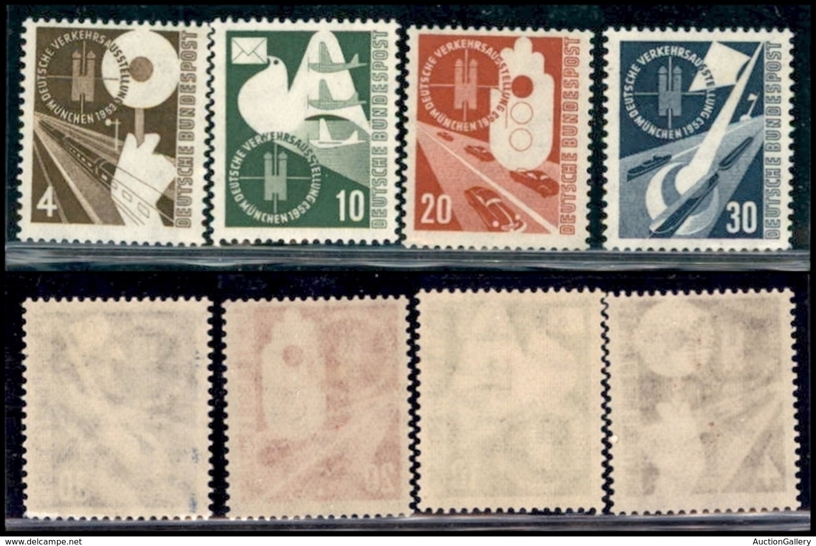 EUROPA - BRD - 1953 - Esposizione Monaco (167/170) - Serie Completa - Gomma Integra (85) - Other & Unclassified