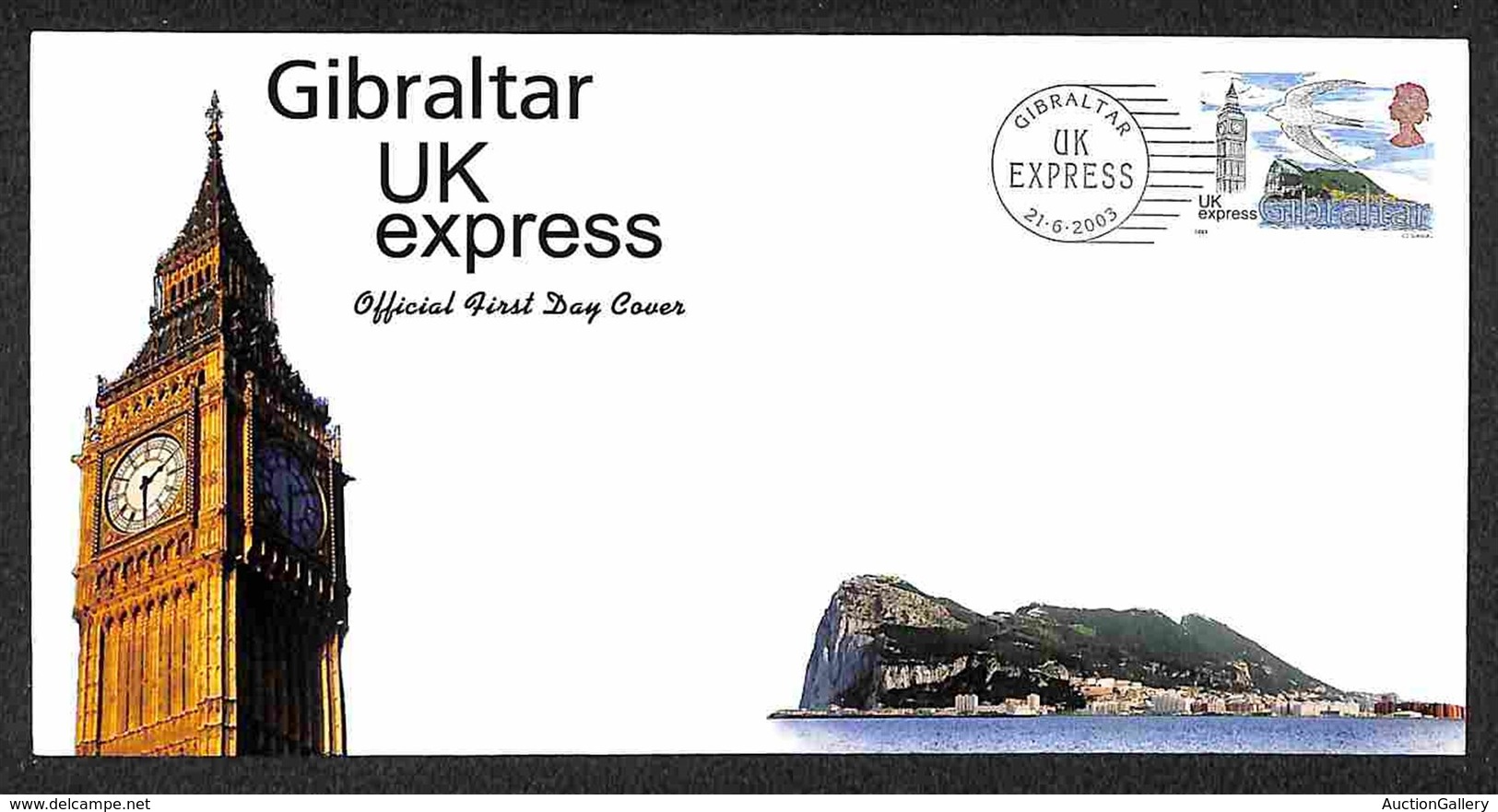 EUROPA - GIBILTERRA - UK Express (1049) FDC 21.6.03 - Autres & Non Classés