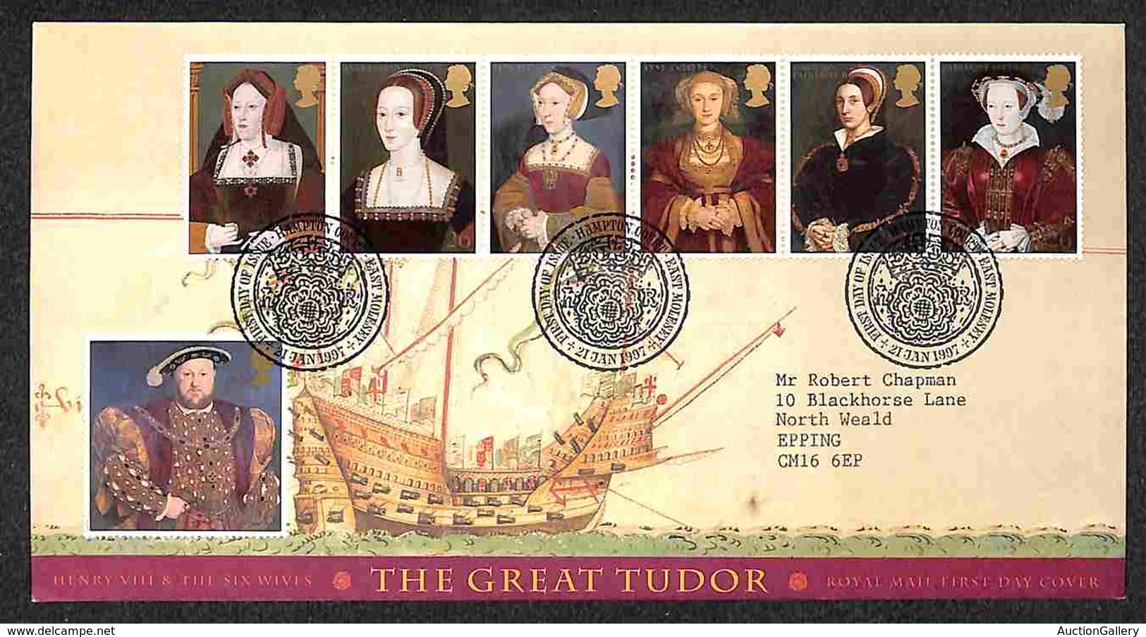 EUROPA - GRAN BRETAGNA - 1997 - Tudor (1677/1683) - Serie Completa - FDC 21.1.97 - Autres & Non Classés