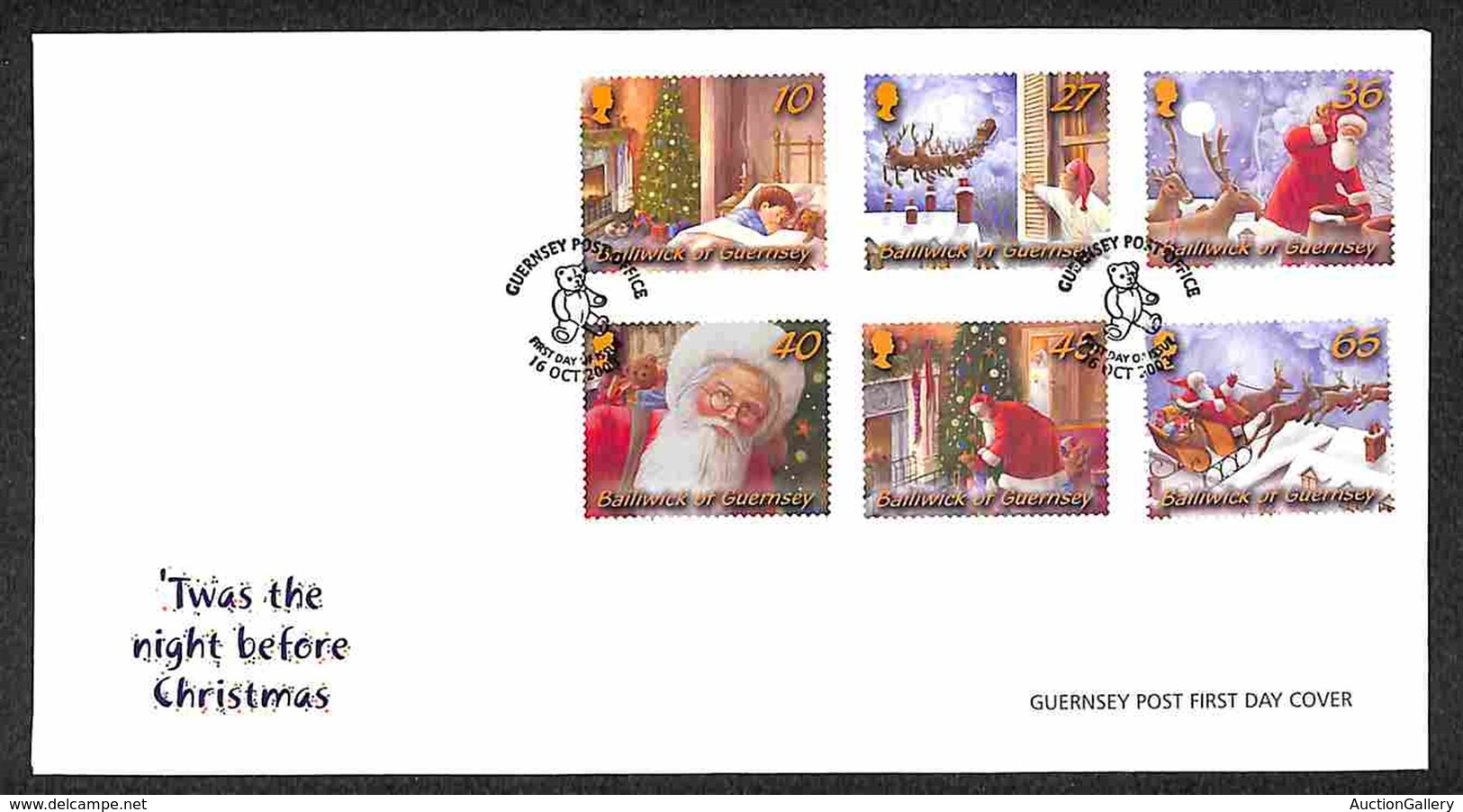 EUROPA - GRAN BRETAGNA - Natale (984/989) - Serie Completa FDC 16.10.03 - Sonstige & Ohne Zuordnung