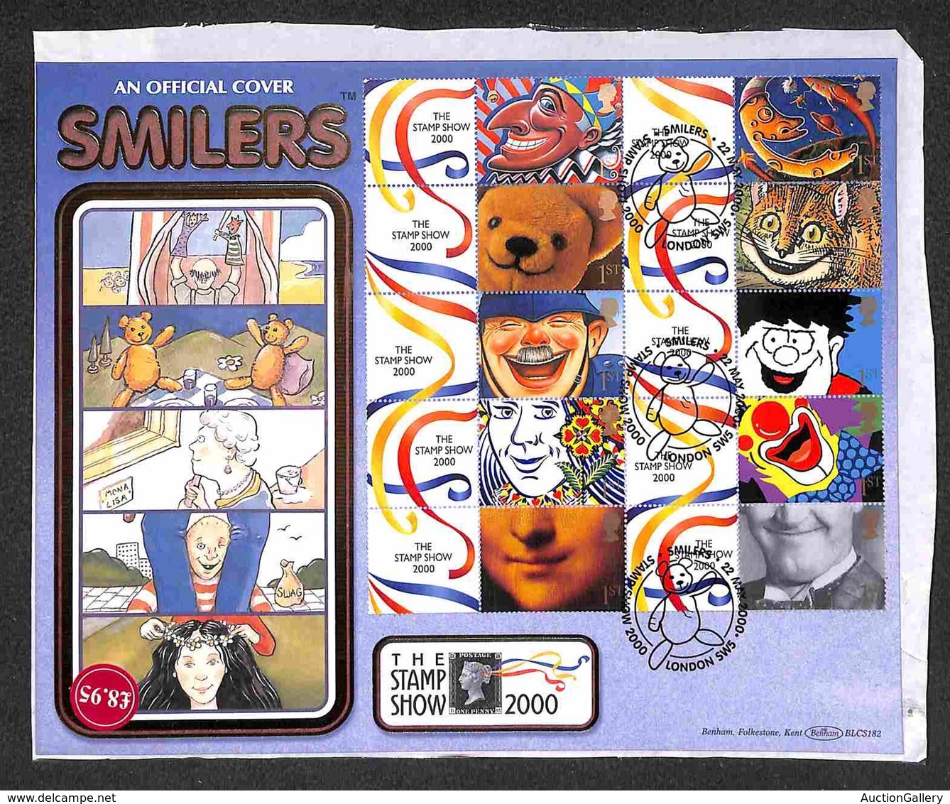 EUROPA - GRAN BRETAGNA - FDC - Smiler Sheet “The Stamp Show 2000” - Busta Benham N. 2591/5000 - Other & Unclassified