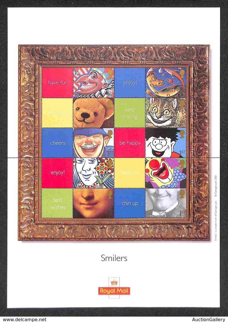 EUROPA - GRAN BRETAGNA - 2001 -  Smiler Sheet - Solid Block Of Colour  (LS5) - Nuovo Perfetto - Autres & Non Classés