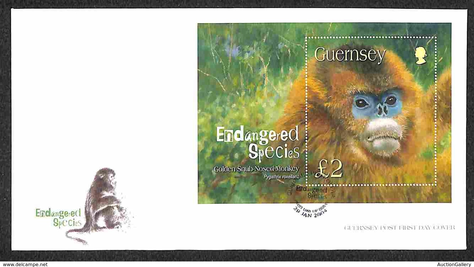 EUROPA - GUERNSEY - Estinzione (Block 36) - FDC 29.1.04 - Other & Unclassified