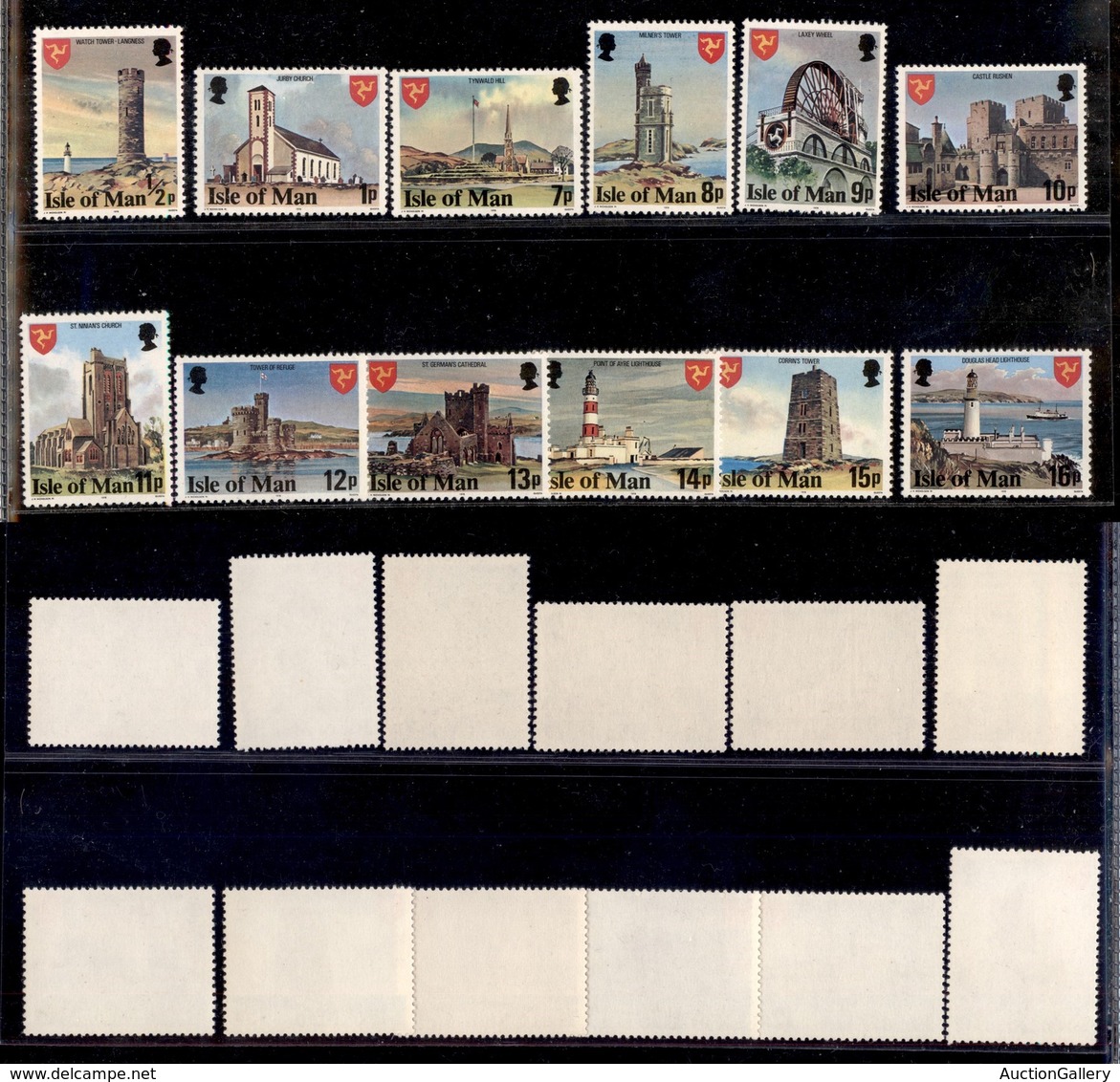 EUROPA - GUERNSEY - 1978 - Vedute (105A/117A) - Serie Completa - Gomma Integra (50) - Other & Unclassified