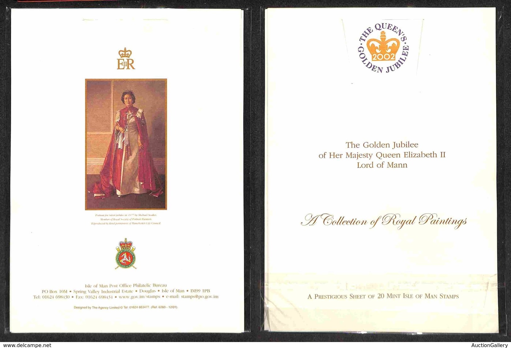 EUROPA - GUERNSEY - 2002 - Minifoglio The Golden Jubilee Of Her Majesty Queen Elisabeth II In Folder Speciale - Nuovo - Sonstige & Ohne Zuordnung