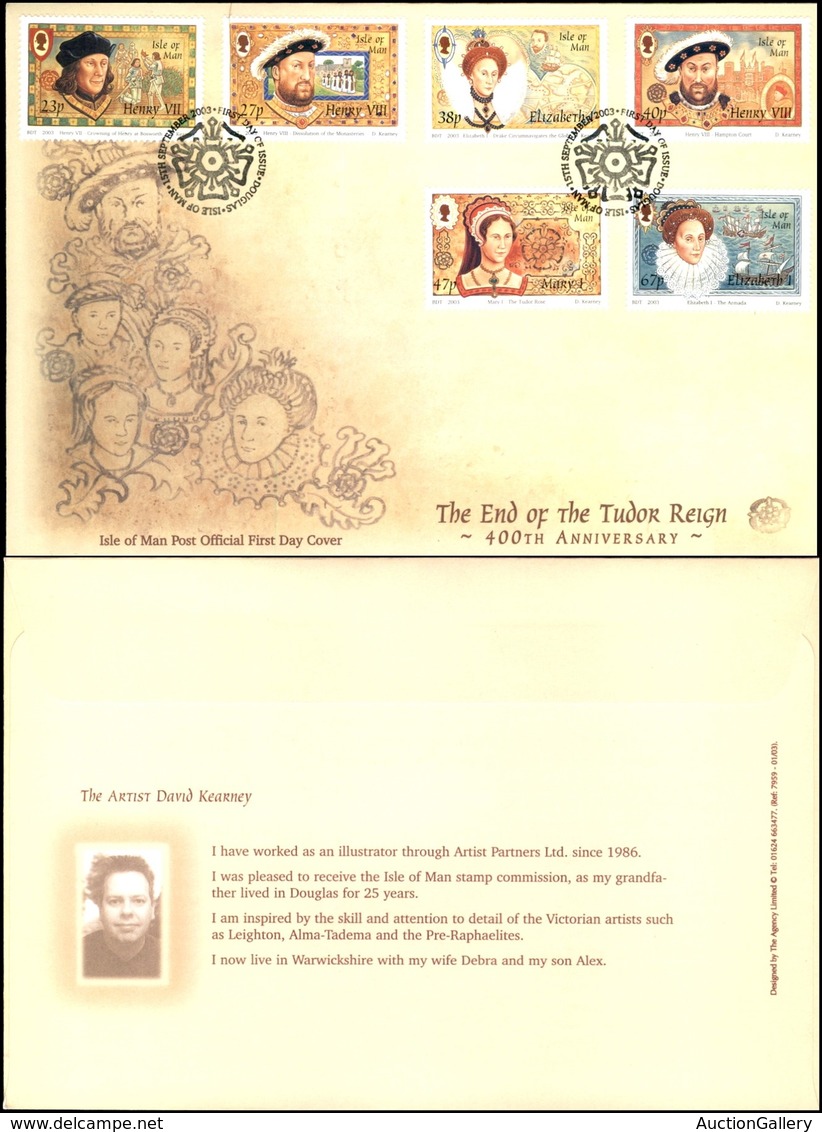 EUROPA - GUERNSEY - Tudor (1068/1073) - Serie Completa FDC 15.9.03 - Other & Unclassified