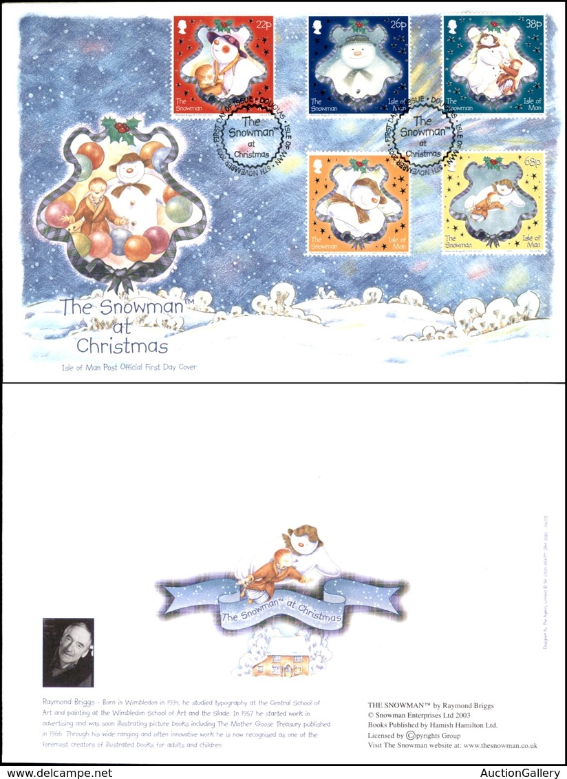 EUROPA - GUERNSEY - Natale (1094/1098) - FDC 5.11.03 - Andere & Zonder Classificatie